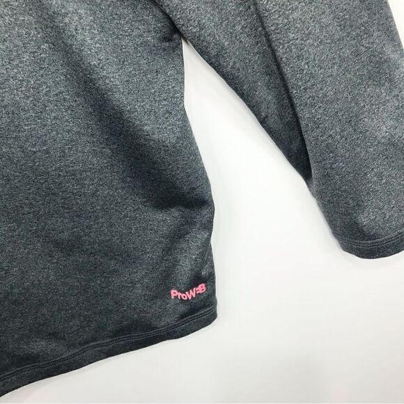 Spyder Active Gray Quarter Zip ProWB Performance Long Sleeve Pullover - Picture 8 of 15